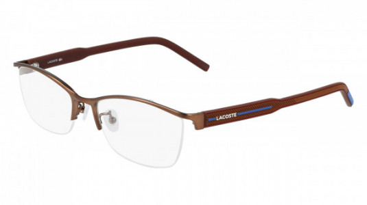 Lacoste L2508A Eyeglasses, (210) MATTE BROWN