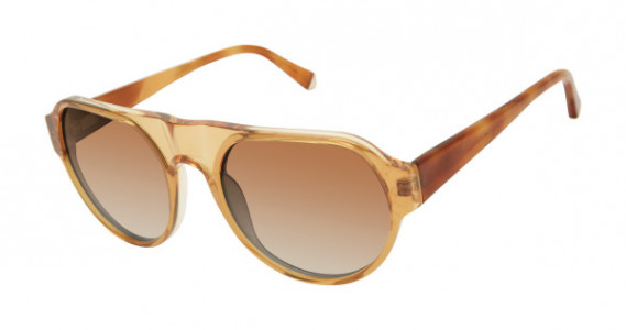 Kate Young K572 Sunglasses, Gold (GLD)