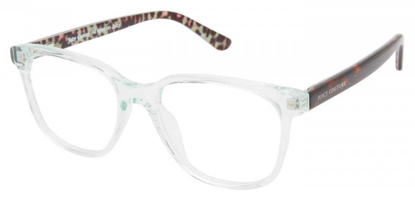 Juicy Couture JU 304 Eyeglasses, 00OX CRYSTAL GREEN