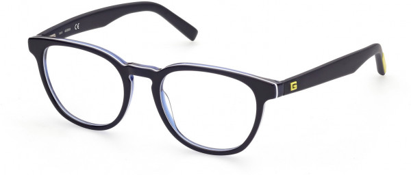 Guess GU50033 Eyeglasses, 090 - Shiny Blue
