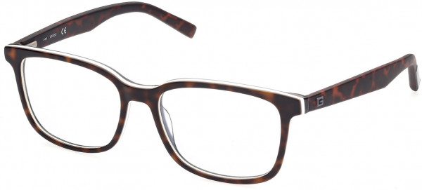 Guess GU50034-F Eyeglasses, 052 - Dark Havana