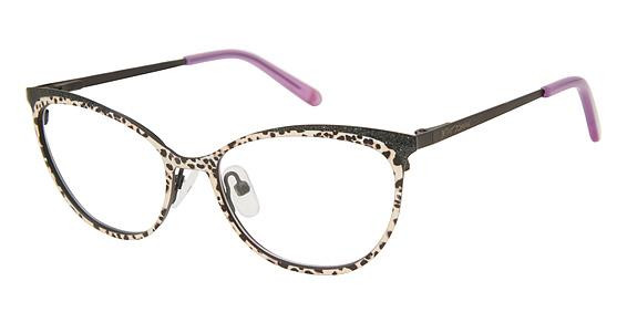 Betsey Johnson STAR POWER Eyeglasses, Leopard