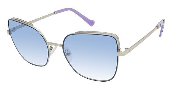 Betsey Johnson OUT OF OFFICE Sunglasses, Navy