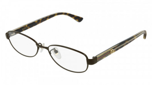 Gucci GG0380OJ Eyeglasses, 002 - CRYSTAL