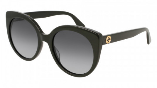 Gucci GG0325S Sunglasses, 001 - BLACK with GREY lenses