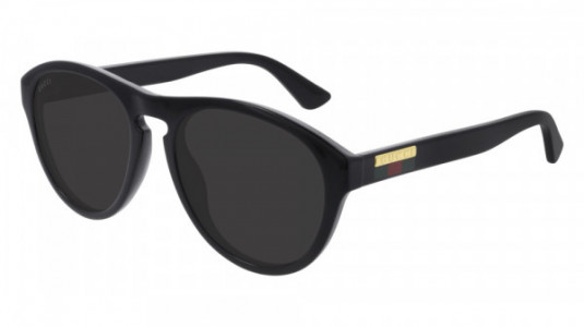 Gucci GG0747S Sunglasses, 001 - BLACK with GREY lenses