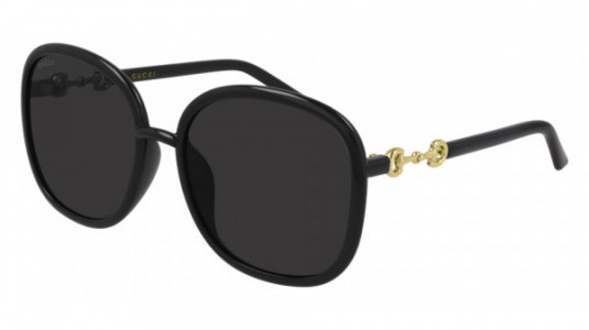 Gucci GG0892SA Sunglasses, 001 - BLACK with GREY lenses