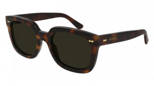 Gucci GG0912S Sunglasses, 003 - HAVANA with GREEN lenses