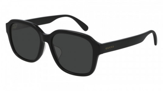 Gucci GG0929SA Sunglasses, 005 - BLACK with SMOKE polarized lenses