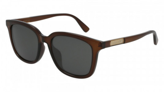 Gucci GG0939SA Sunglasses, 002 - BROWN with GREY lenses
