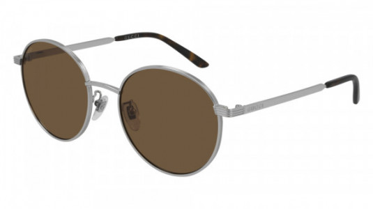 Gucci GG0944SA Sunglasses, 003 - SILVER with BROWN lenses