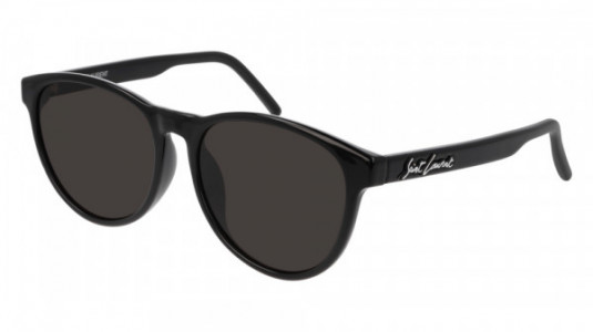 Saint Laurent SL 335/F Sunglasses, 001 - BLACK with BLACK lenses