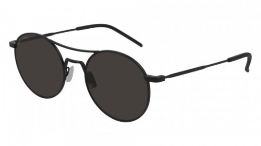 Saint Laurent SL 421 Sunglasses, 001 - BLACK with BLACK lenses