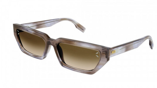 McQ MQ0302S Sunglasses, 006 - HAVANA with BROWN lenses