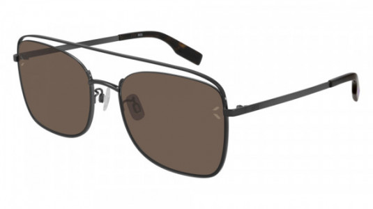 McQ MQ0310S Sunglasses, 002 - RUTHENIUM with BROWN lenses