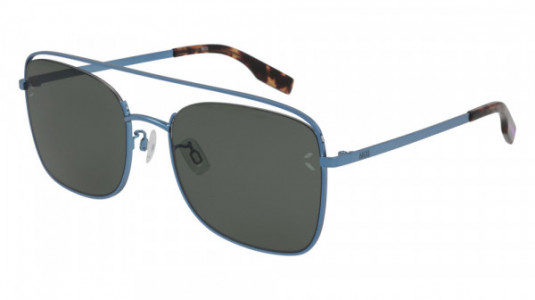 McQ MQ0310S Sunglasses, 003 - BLUE with GREEN lenses