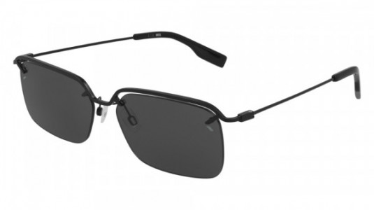 McQ MQ0313S Sunglasses, 001 - BLACK with SMOKE lenses