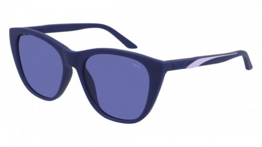 Puma PU0319S Sunglasses, 002 - BLUE with VIOLET lenses