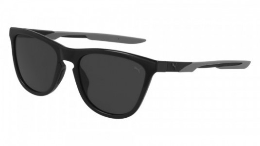 Puma PU0325S Sunglasses, 001 - BLACK with BLACK lenses