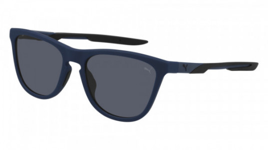 Puma PU0325S Sunglasses, 002 - BLUE with BLUE lenses