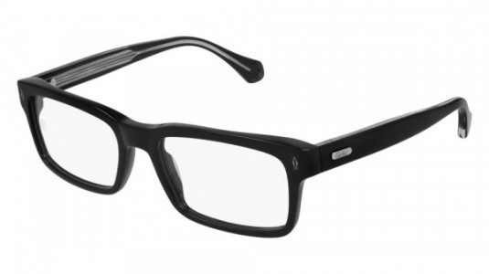 Cartier CT0291O Eyeglasses, 001 - BLACK with TRANSPARENT lenses