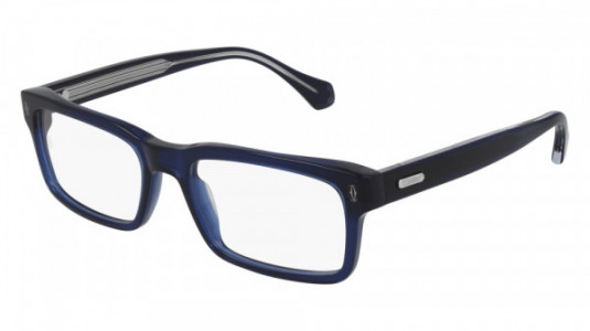 Cartier CT0291O Eyeglasses, 003 - BLUE with TRANSPARENT lenses
