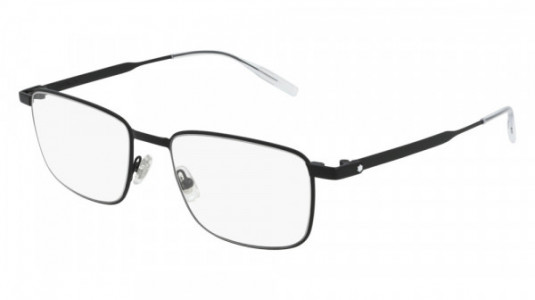 Montblanc MB0146O Eyeglasses, 001 - BLACK