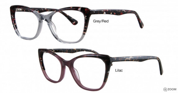 Wittnauer Eloise Eyeglasses, Grey/Red