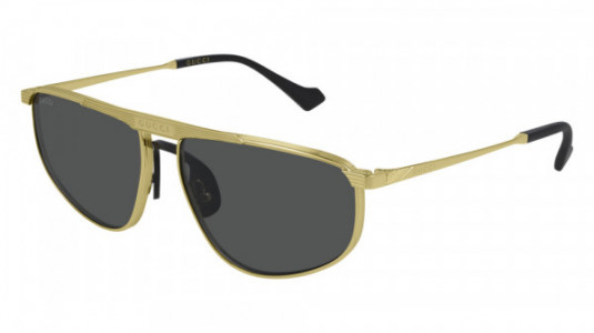 Gucci GG0841S Sunglasses, 001 - GOLD with GREY lenses