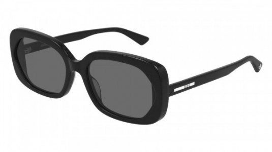 McQ MQ0274S Sunglasses, 001 - BLACK with SMOKE lenses