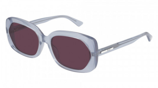 McQ MQ0274S Sunglasses, 003 - LIGHT-BLUE with VIOLET lenses