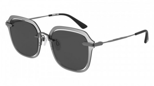 McQ MQ0283S Sunglasses, 001 - RUTHENIUM with GREY lenses