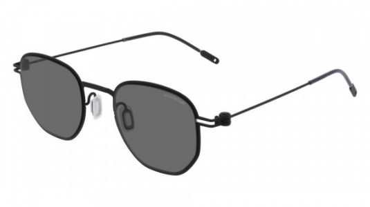 Montblanc MB0081S Sunglasses, 001 - BLACK with GREY lenses
