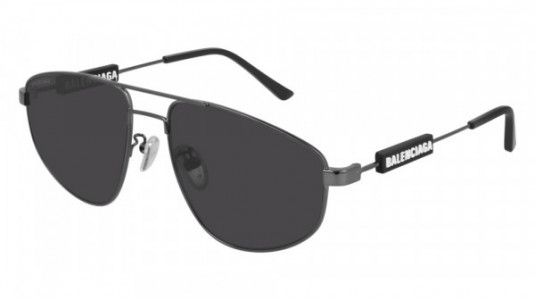Balenciaga BB0115S Sunglasses, 001 - GREY with GREY lenses