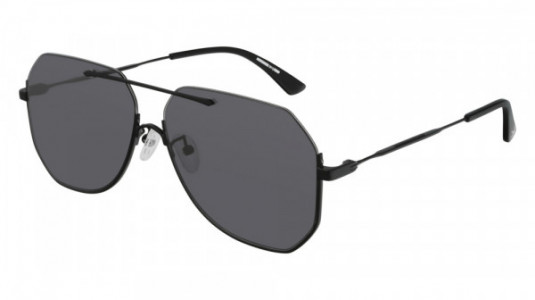 McQ MQ0213SA Sunglasses, 001 - BLACK with GREY lenses