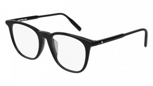 Montblanc MB0010OA Eyeglasses, 001 - BLACK