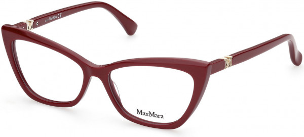 Max Mara MM5016 Eyeglasses, 001 - Shiny Black / Shiny Black
