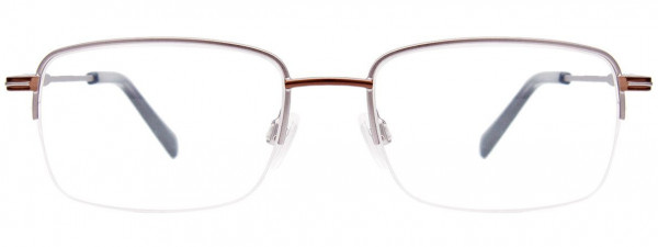 EasyClip EC593 Eyeglasses, 020 - Grey & Brown