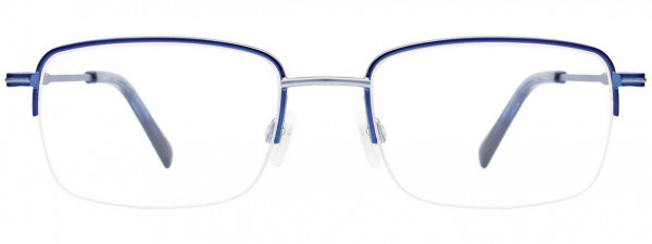 EasyClip EC593 Eyeglasses, 050 - Blue & Light Blue