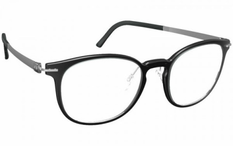 Silhouette Infinity View Full Rim 2939 Eyeglasses, 9010 Black Silver