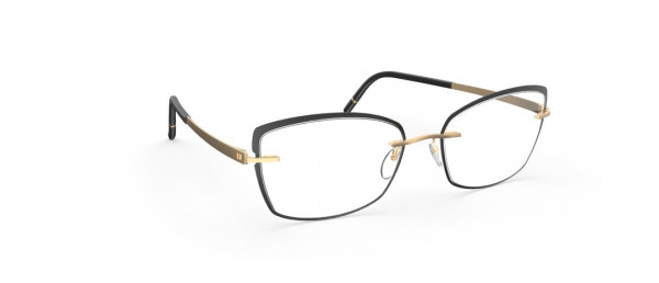 Silhouette Momentum Select JY Eyeglasses, 7520 Gold / Black