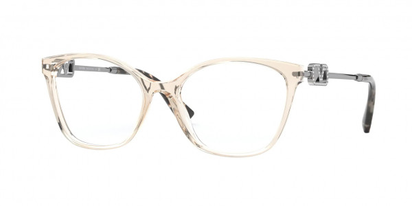Valentino VA3050 Eyeglasses, 5167 TRANSPARENT BEIGE (LIGHT BROWN)
