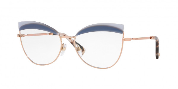 Valentino VA1014 Eyeglasses, 3004 ROSE GOLD (BLUE)