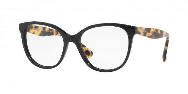 Valentino VA3014 Eyeglasses, 5001 BLACK (BLACK)
