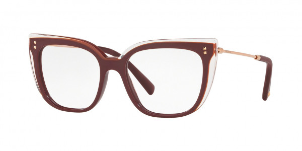 Valentino VA3021 Eyeglasses, 5090 BORDEAUX/CRYSTAL (BORDEAUX)