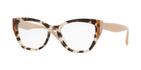 Valentino VA3029 Eyeglasses, 5097 HAVANA BROWN/BEIGE (BROWN)