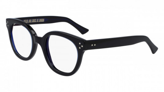 Cutler and Gross CG1298 Eyeglasses, (003) BLACK/BLUE