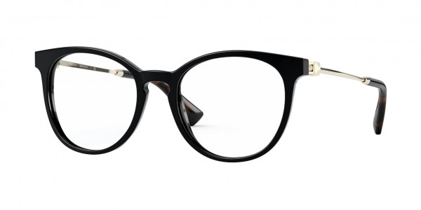 Valentino VA3046 Eyeglasses, 5001 BLACK (BLACK)