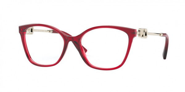 Valentino VA3050F Eyeglasses, 5121 OPAL RED (RED)