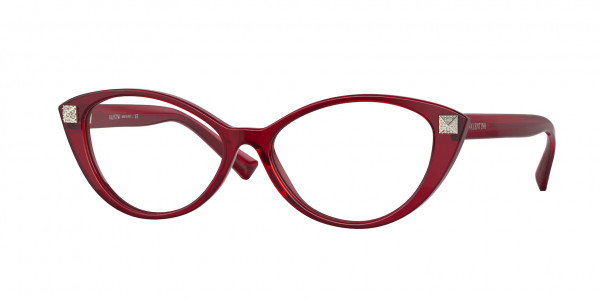 Valentino VA3061 Eyeglasses, 5121 TRANSPARENT RED (RED)